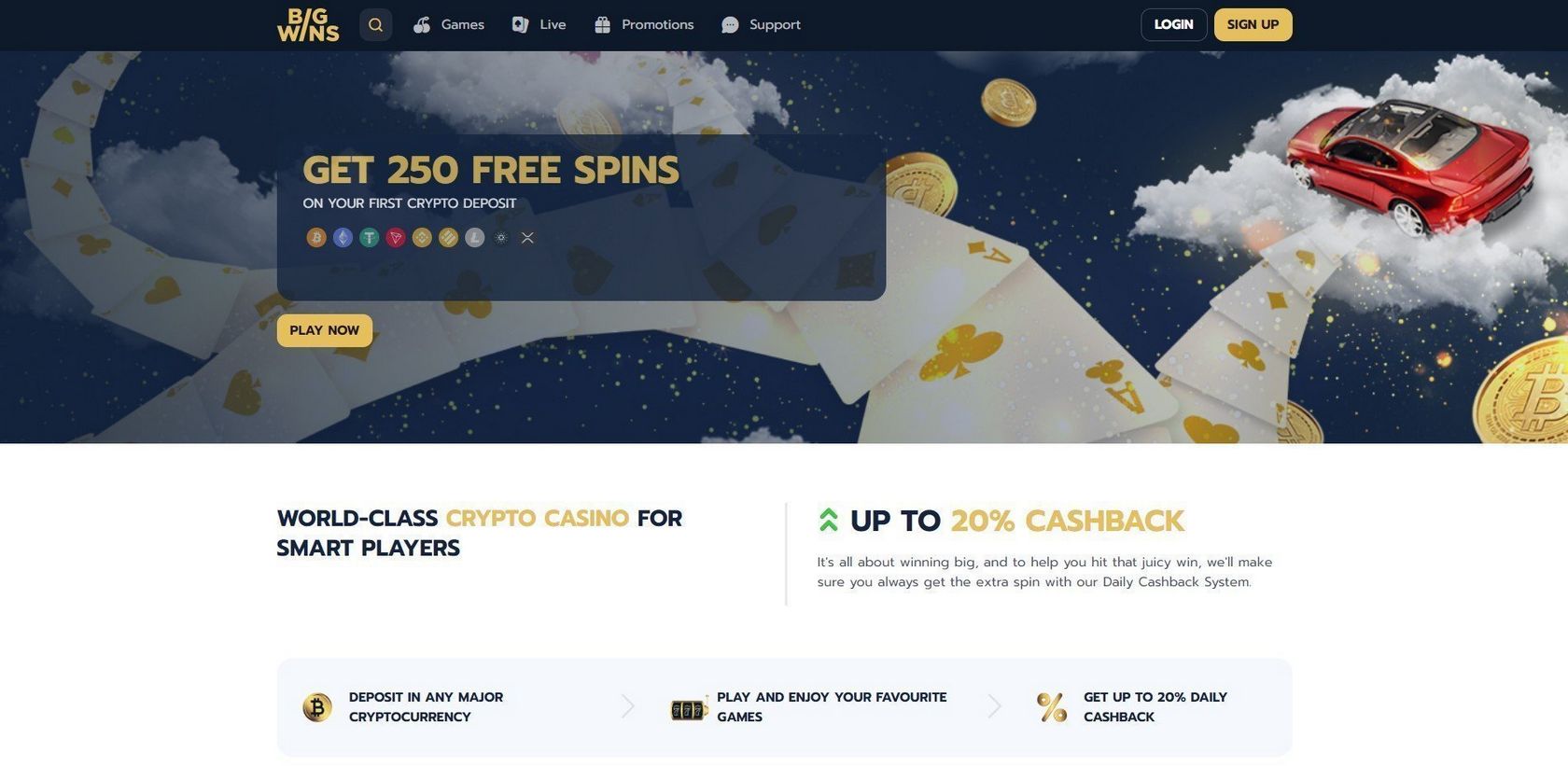 Bigwins Casino Site Review