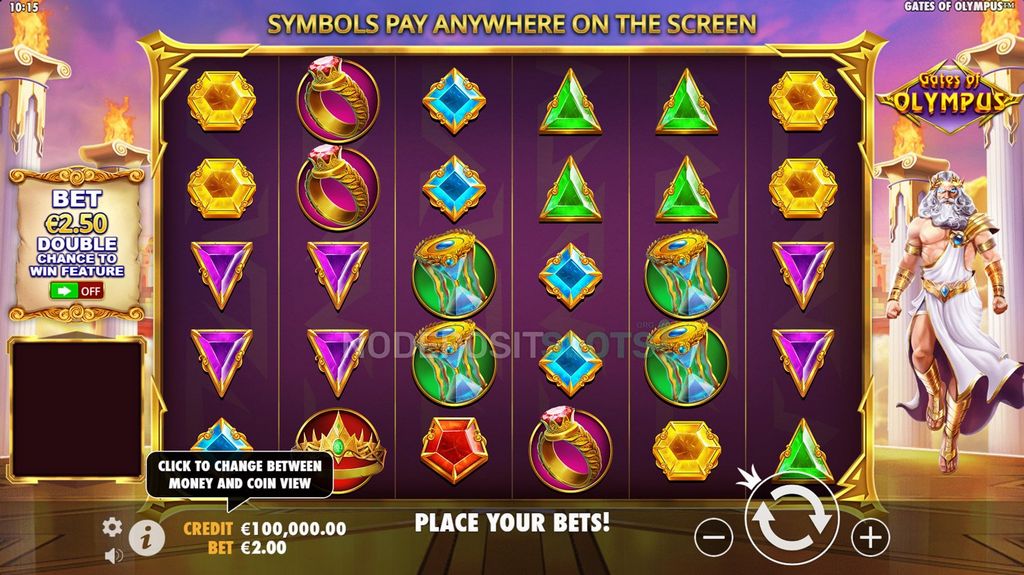 Automat Gates of Olympus Trial